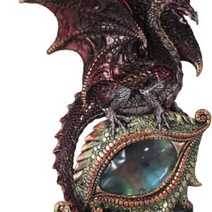 Fantasy Collection~ Eye Of The Dragon Red Figurine 26cm Red