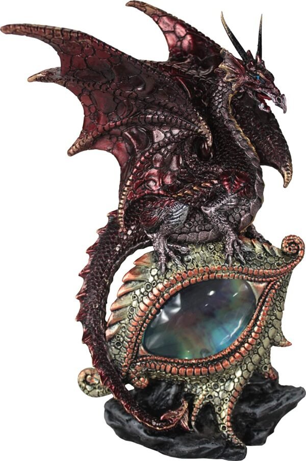 Fantasy Collection~ Eye Of The Dragon Red Figurine 26cm Red