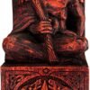 Magicun Altar~Dryad Design Seated God Statue Wood Finish