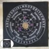 12 Constellations Tarot Tablecloth, Velvet Divination Altar Cloth Board Game Flannel Tarot Card Mat   Witchcraft Supplies