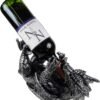 Fantasy Collection~ Guzzlers Dragon Wine Bottle Holder 32cm Black