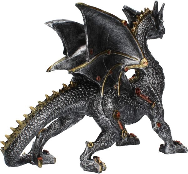 Steampunk Collection~Dracus Machina Figurine 29cm Silver