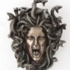 Magic  Collection~7 1/4 Inch Greek Head Of Medusa Wall Plaque Cold Cast Resin Antique Bronze Finish Wall Sculpture Home Decor