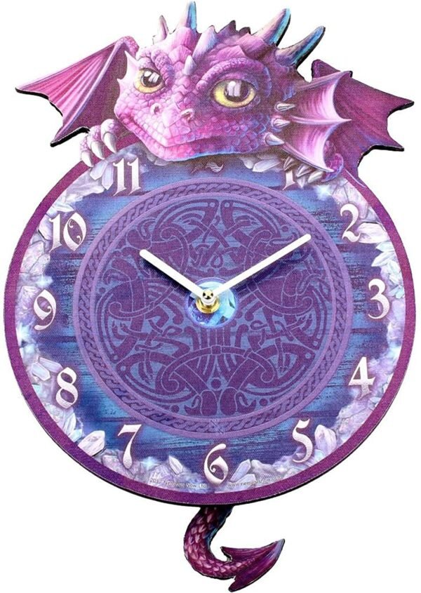 Dragon Tickin' Wall Clock With Pendulum Tail