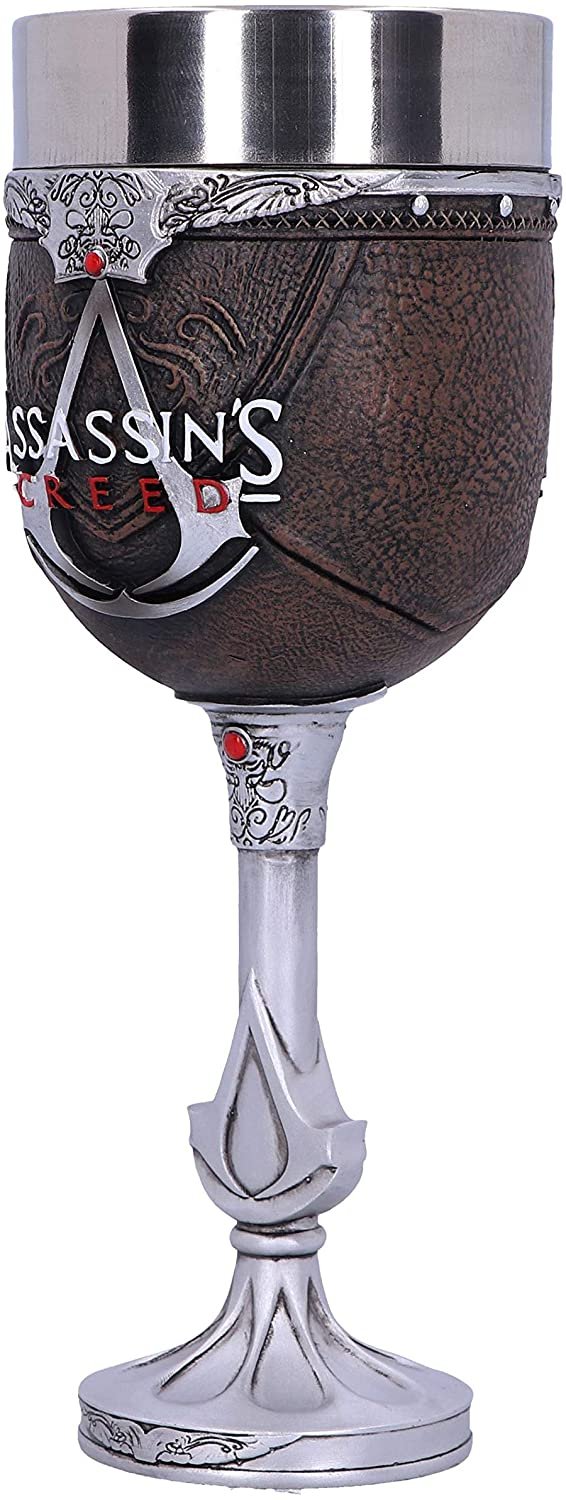 Gaming collectables~ Officially Licensed Assassins Creed Brown Hidden Blade Game Goblet, 20.5cm