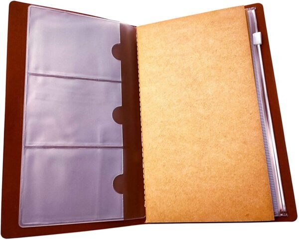 Witchcraft~to My Granddaughter Leather Journal -Follow Your Dreams and Remember to Be Awesome I’ll Always Be with You - 2 Refillable Notepads Writing Diary Gift for Girls(to Granddaughter)