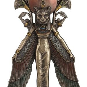 Magic  Collection~Sekhmet Winged Egyptian Warrior Goddess Wall Art Statue
