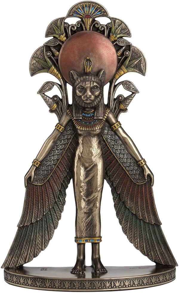 Magic  Collection~Sekhmet Winged Egyptian Warrior Goddess Wall Art Statue