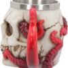 Dark Collection~B4695N9 Devoured Tankard 16cm, Resin w/stainless steel insert, Red, One Size