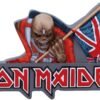 Band Merchandise~ Officially Licensed Iron Maiden The Trooper Eddie Fridge Magnet, Red, 10cm