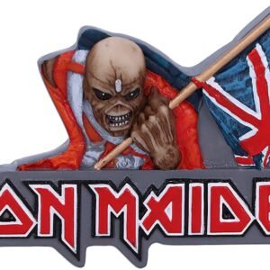 Band Merchandise~ Officially Licensed Iron Maiden The Trooper Eddie Fridge Magnet, Red, 10cm