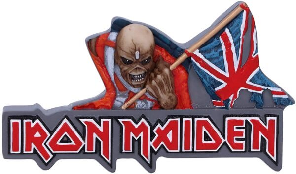 Band Merchandise~ Officially Licensed Iron Maiden The Trooper Eddie Fridge Magnet, Red, 10cm