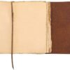Witchcraft~Elizo Antique Leather Journal Blank Pages - Vintage Leather Journal with Deckle Edge Pages - Book of Shadows - Leather Bound Journal for Men and Women - 200 Pages, 7.5" x 5.5" - 1009