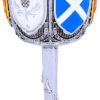 Magicun N.Giftware~B4697P9 Goblet of The Brave Scottish Shield Chalice 17cm, Resin w. Stainless Steel
