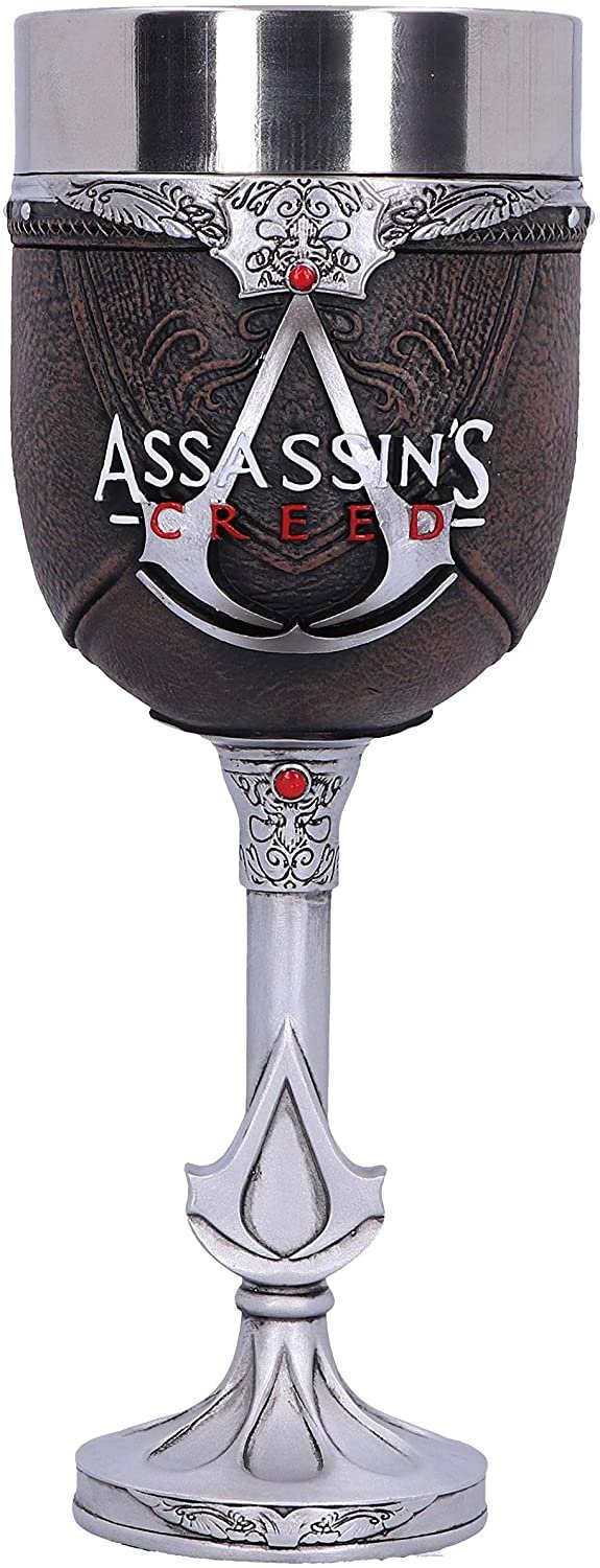 Gaming collectables~ Officially Licensed Assassins Creed Brown Hidden Blade Game Goblet, 20.5cm