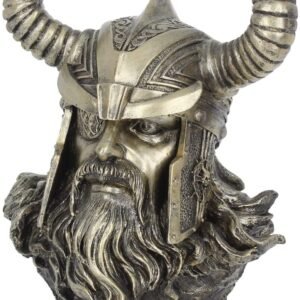 Mythology Collection~ Odin Bust Figurine 27cm Bronze