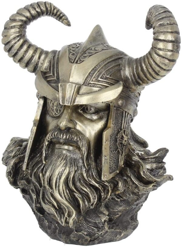 Mythology Collection~ Odin Bust Figurine 27cm Bronze