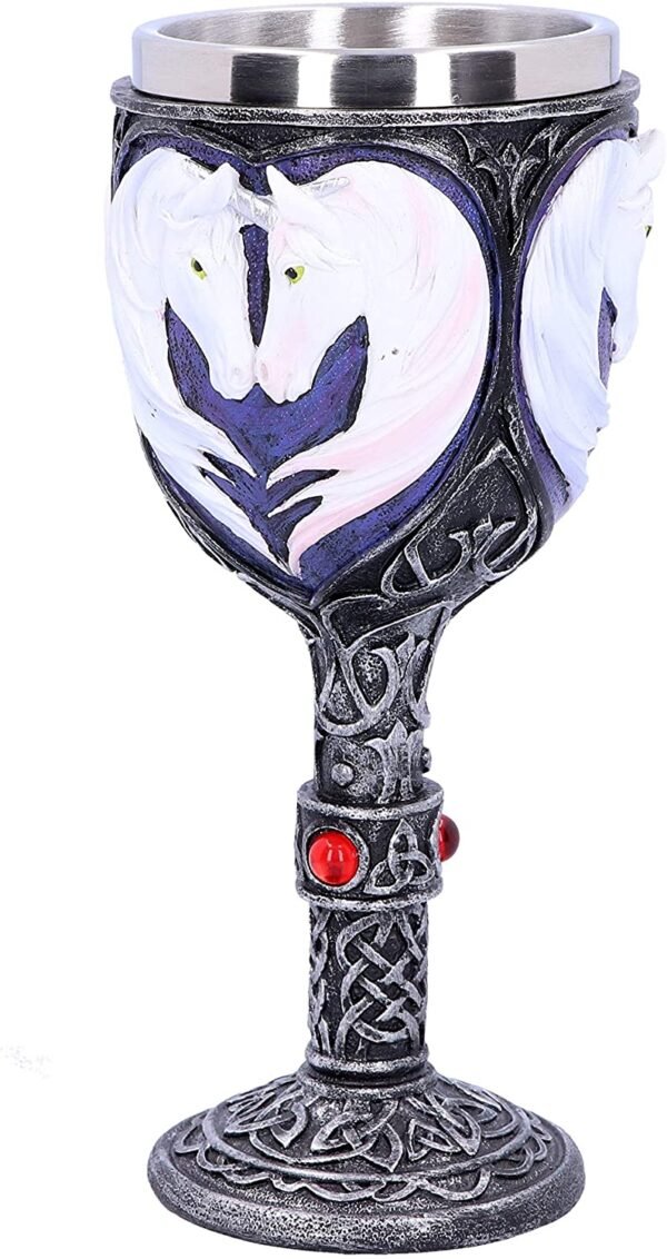 Nemesis Now U4811P9 Beloved Goblet 19.8cm, Resin w. Stainless Steel