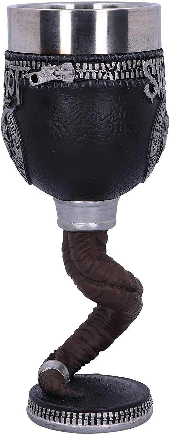Band Merchandise~ Officially Licensed Slipknot Flaming Goat Horn Goblet, Black, 19.5cm
