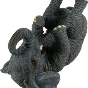 Animal Collection~ EXA80004 Guzzlers Elephant Wine Bottle Holder 21cm Grey