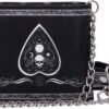 Wiccan Collection~Spirit Board Embossed Purse Ouija Wallet Black 18.5cm, 11cm