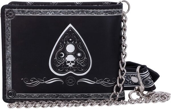 Wiccan Collection~Spirit Board Embossed Purse Ouija Wallet Black 18.5cm, 11cm
