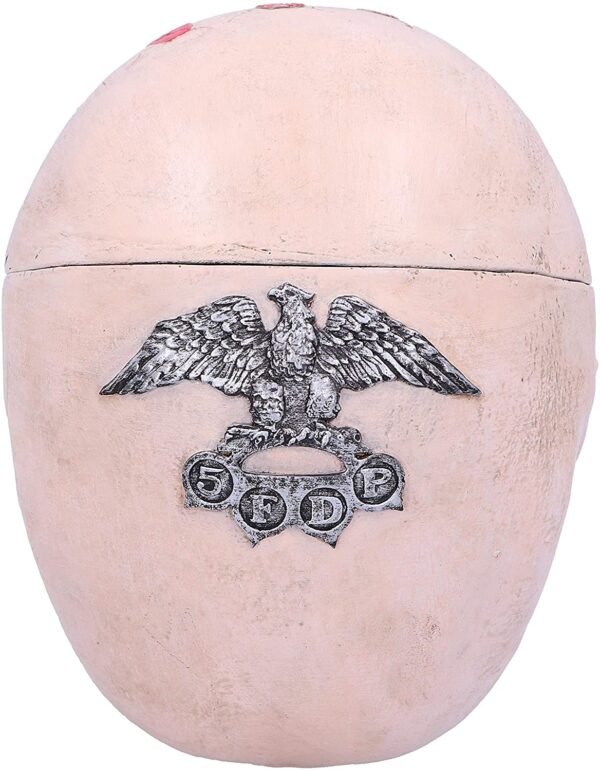 Band Merchandise~ Officially Licensed Five Finger Death Punch Mascot Skull Box, Bone, 18cm