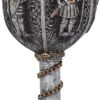 Magicun N.Giftware~Silver, Medieval Knight Goblet 17.5cm, Resin w/Stainless Steel Insert