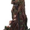 Magicun N.Giftware~Lady Earth Female Tree Spirit Natural Backflow Incense Burner, 23.5cm, Brown
