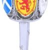 Mythology Collection~ B4697P9 Goblet of The Brave Scottish Shield Chalice 17cm, Resin w. Stainless Steel