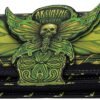 Dark Collection~Absinthe La Fee Verte Green Fairy Embossed Purse, 18.5cm