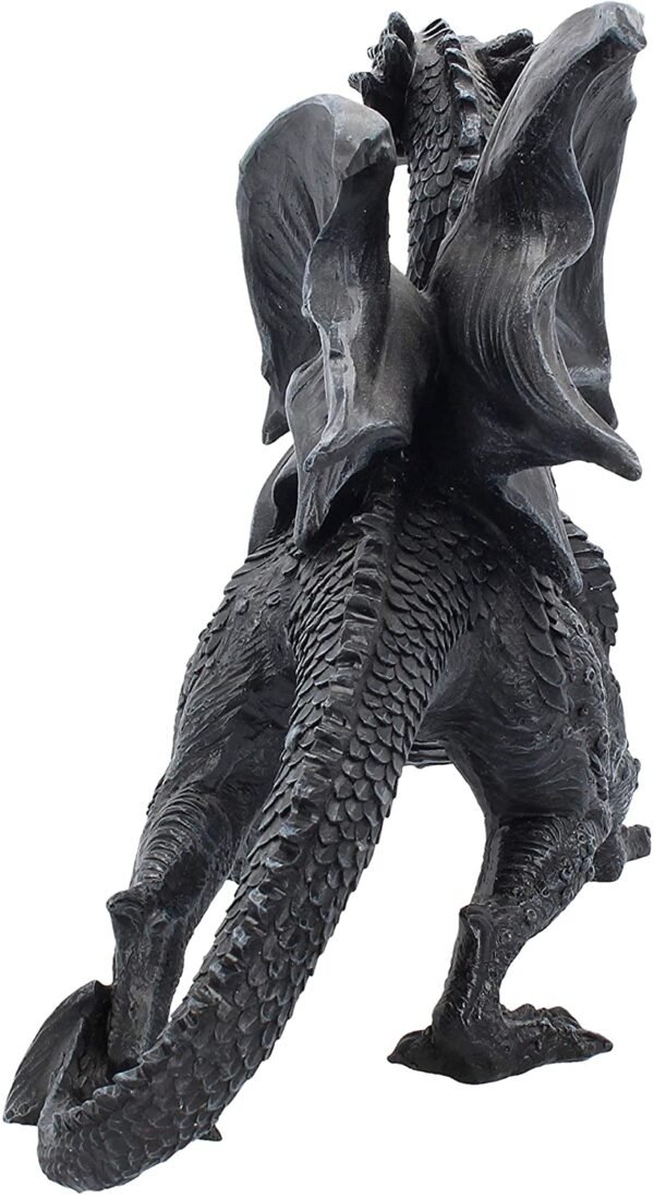 Magicun N.Giftware~Dragon Watcher Figurine 28.5cm Black