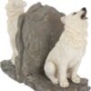 Animal Collection~ Wardens of The North Bookends 20.3cm White, Resin