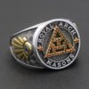 Holy York Rite Royal Arch Chapter Masons Masonic Solid Sterling Silver Ring