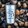 Rather Be Camping Stainless Steel Cup (16 Ounce) - Funny Gift Mug for Outdoorsmen - RV Gift, Happy Camper Gear Idea, Unique Travel Accessory for Coffee, Beer, Wine - Novelty Gift for Women