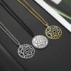 Talisman Seal Solomon Six-pointed Star 12 Constellation Pendant Hexagram Stainless Steel Necklaces