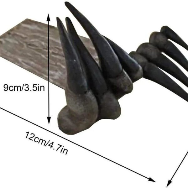 Adult Thriller Demon Hand Halloween Horror Demon Hand Bookmark Devil Paw Resin Crafts Desktop Decoration Bookmark Ornament