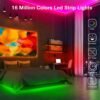 LED Strip Lights 65.6 FT, Led Lights for Bedroom,Color Changing with 44 Keys Remote for Room, Party, Home Decoration…
