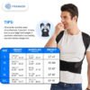 Dropshipping Stock Adjustable Back Posture Corrector Belt Women Men Prevent Slouching Relieve Pain Posture Corrector
