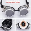 Easter Steampunk Creative Mask Goggles Halloween COSPLAY Prop Gift Steampunk Fashion Retro Rivets Gas Respirator Gothic Anti-Fog