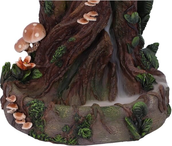 Magicun N.Giftware~Lady Earth Female Tree Spirit Natural Backflow Incense Burner, 23.5cm, Brown