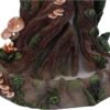 Light Collection~Lady Earth Female Tree Spirit Natural Backflow Incense Burner, Brown, 23.5cm