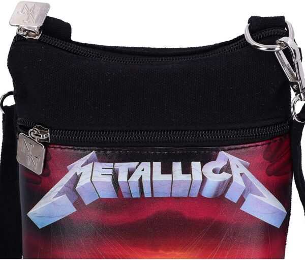 Band Merchandise~ Officially Licensed Metallica Master of Puppets Shoulder Bag, Black, 23cm