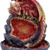Fantasy Collection~ Crystalline Guardian Backflow Incense Burner14.2cm, Red, One Size