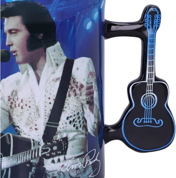 Magicun N.Giftware~Blue Elvis The King of Rock and Roll Mug, 16oz