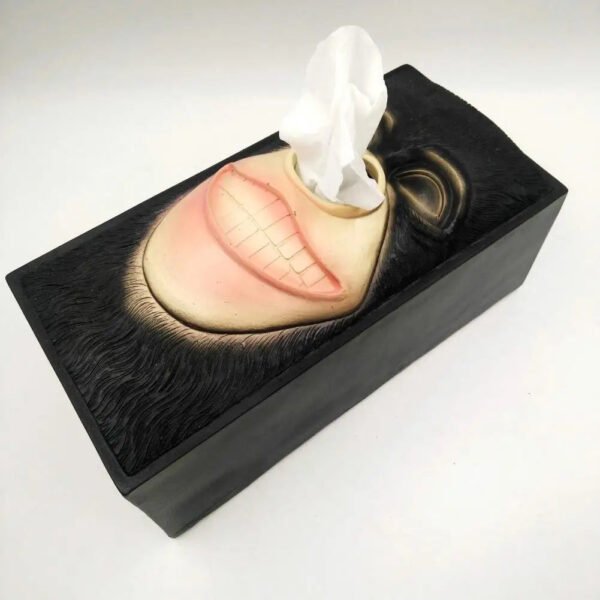 Tissue Box Waterproof Vintage Shakespeare Moai Pattern Tissue Box Easter Island Tissue Case Home easter decoration 2023