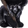 Dark Collection~Amara Grim Reaper Fline Cat Figurine, Black, 10.2cm