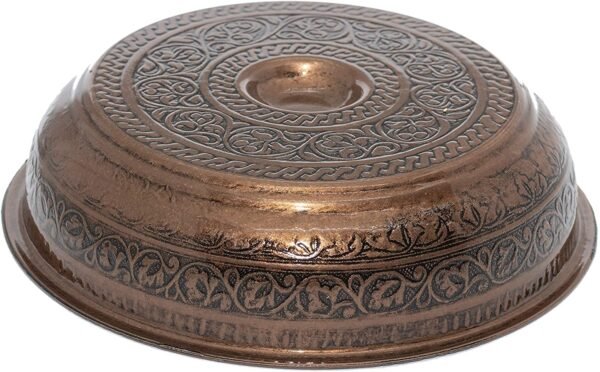 Witchcraft~Turkish Authentic Copper Bath Bowl & Hammam Bowl (440gr (15.50 oz) Made of Zinc (Copper)