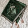 Altar Tarot Table Cloth  Table Cover Divination Wicca  Velvet with Tarot Drawstring Pouch Set