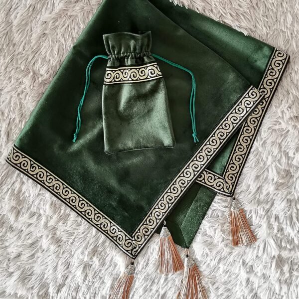 Altar Tarot Table Cloth  Table Cover Divination Wicca  Velvet with Tarot Drawstring Pouch Set